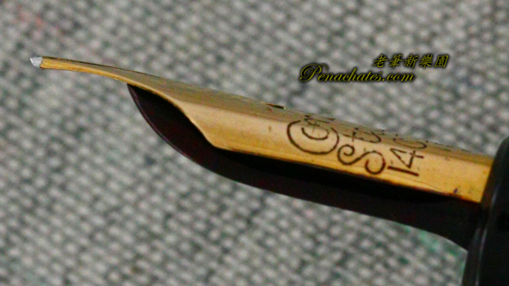 conway stewart gold-filled domed-top flange-lever ie09121801 penachates 93