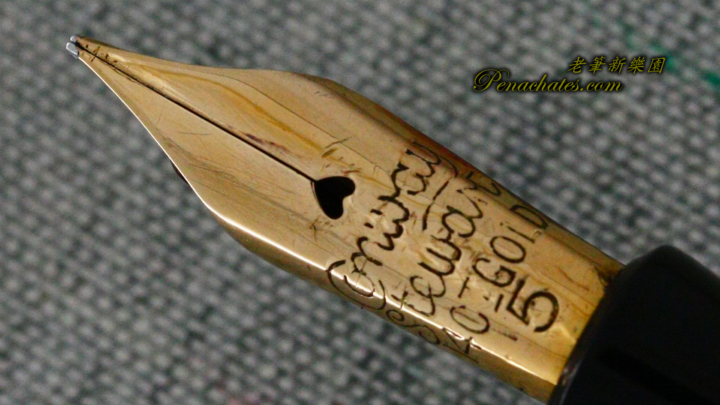 conway stewart gold-filled domed-top flange-lever ie09121801 penachates 95