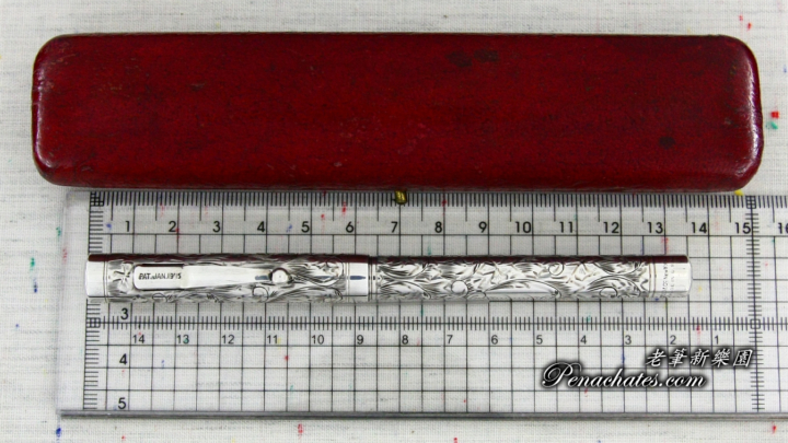 mabie todd swan sterling hand engraved floral self filler 09061801 penachates 97