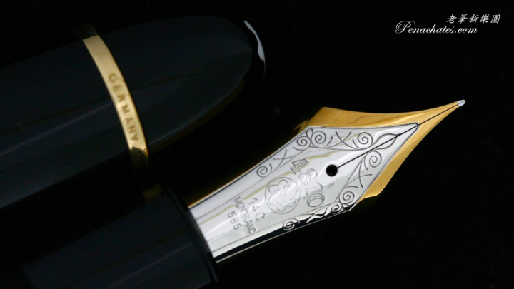 montblanc 149 bicolor 14c semi-flex ef-nib 09051802 penachates 96