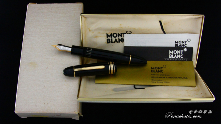 montblanc 149 bicolor 14c semi-flex f-nib 09051801 penachates 98