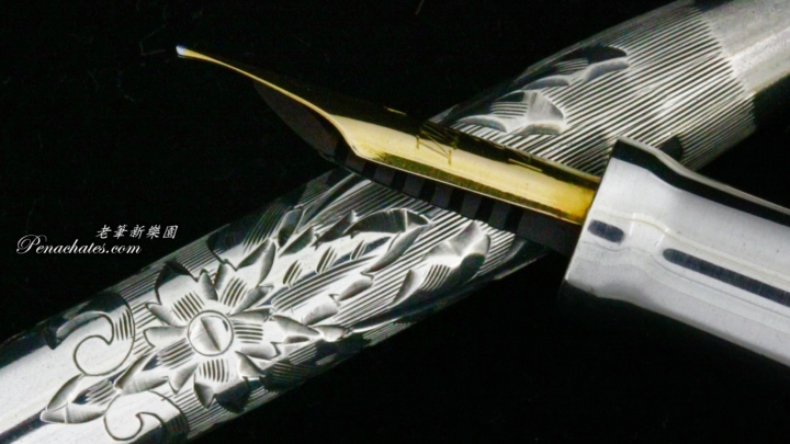 wahl no.2 flex nib engraved sterling set IE10271801 penachates 90