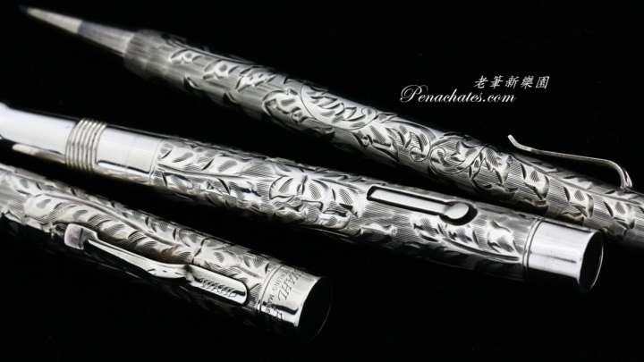 wahl no.2 flex nib engraved sterling set IE10271801 penachates 93