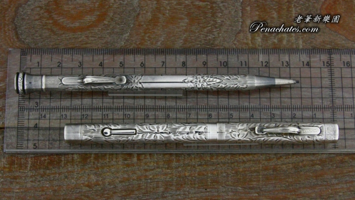 wahl no.2 flex nib engraved sterling set IE10271801 penachates 95