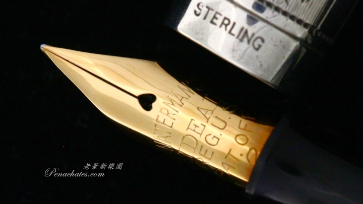 waterman 452 1/2 sterling pansy flex-nib IE10221802 penachates 93