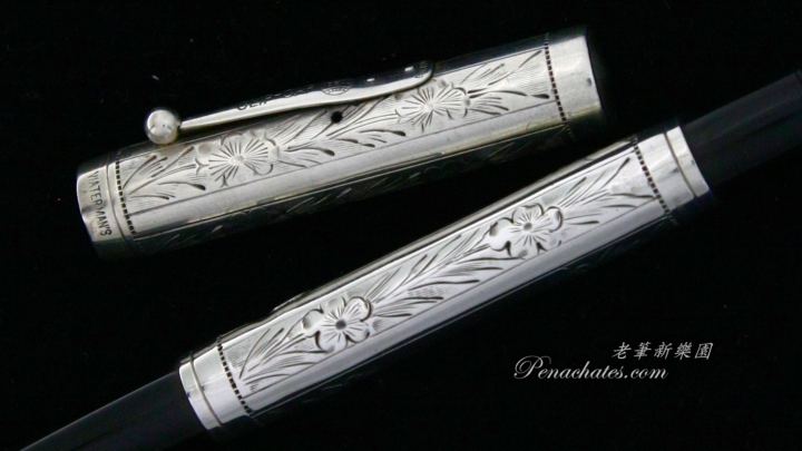 waterman 452 1/2 sterling pansy flex-nib IE10221802 penachates 94