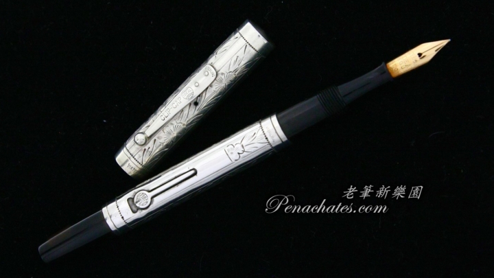 waterman 452 1/2 sterling pansy flex-nib IE10221802 penachates 95