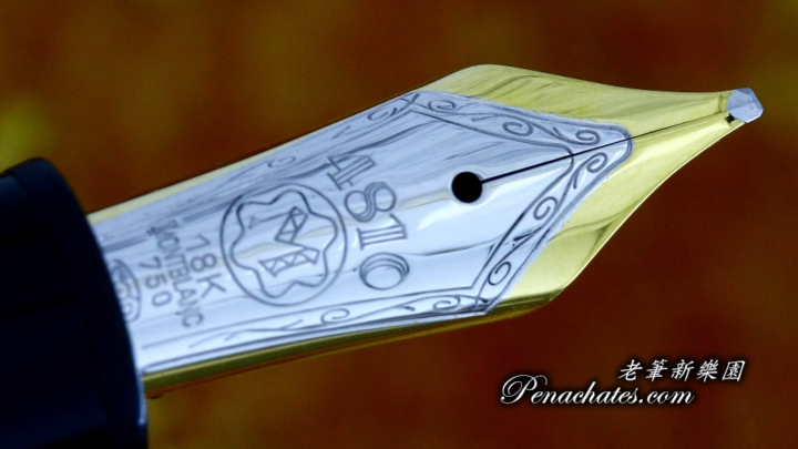 sn01461811 montblanc 146 two-tone 18k obb-nib penachates 99