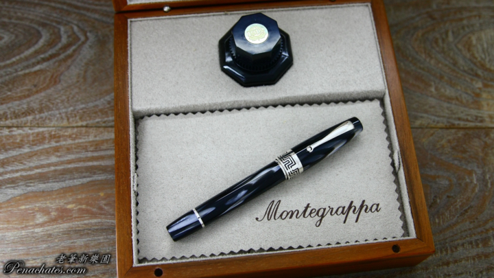 montegrappa extra 1930 black and white penachates 99