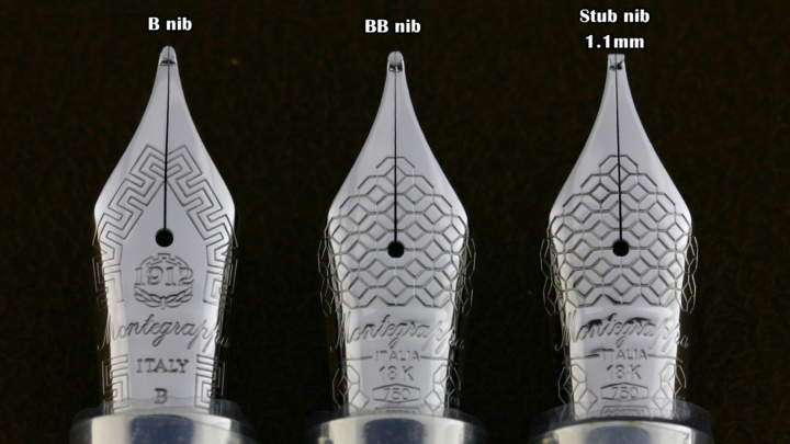 montegrappa extra and otto broad nibs 99