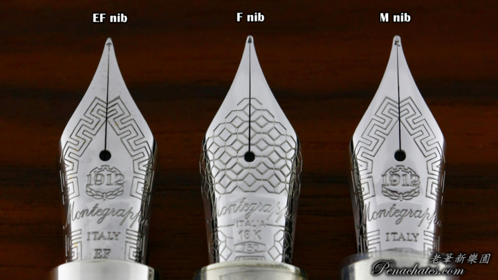 montegrappa extra and otto point nibs 99