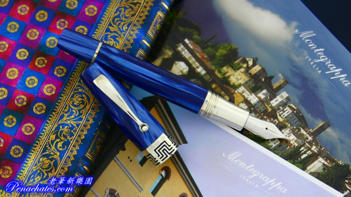 montegrappa extra mediterranean blue penachates 92