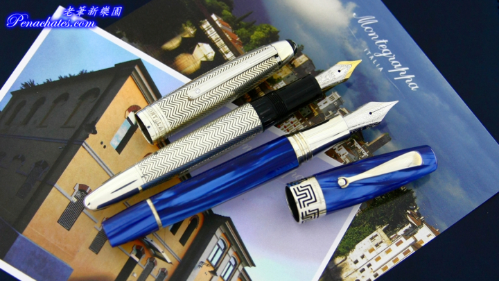 montegrappa extra mediterranean blue penachates 95