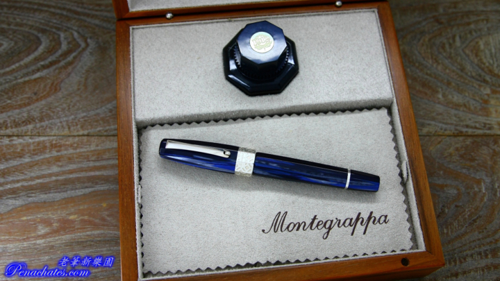montegrappa extra otto limited butterfly blue penachates 92