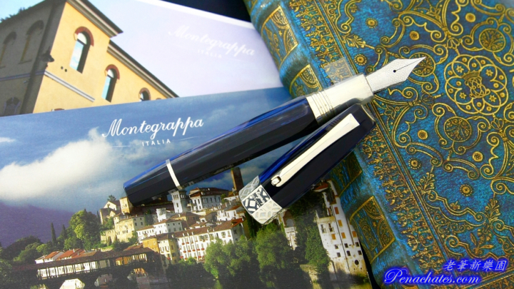 montegrappa extra otto limited butterfly blue penachates 93