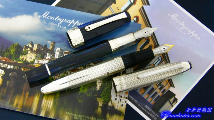 montegrappa extra otto limited butterfly blue penachates 94