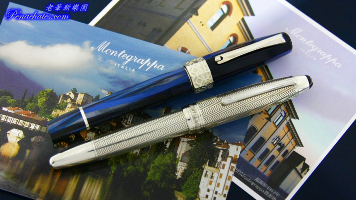 montegrappa extra otto limited butterfly blue penachates 95