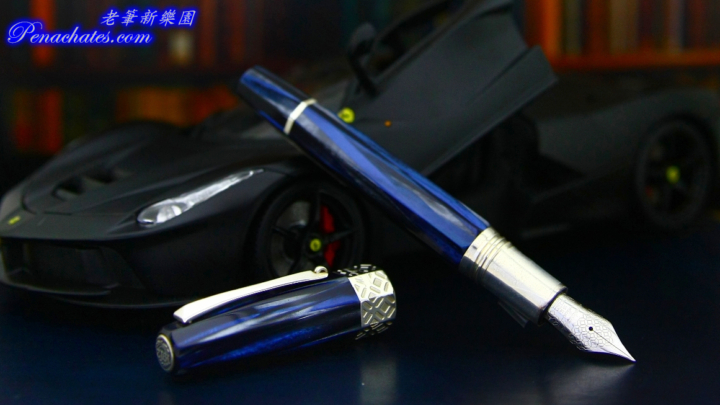 montegrappa extra otto limited butterfly blue penachates 98