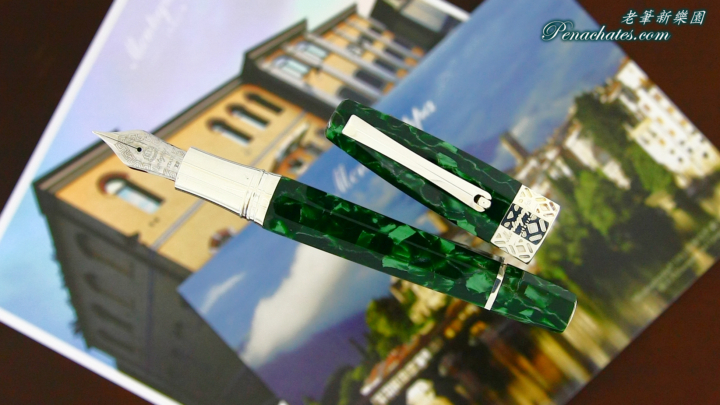 montegrappa extra otto limited malachite penachates 92