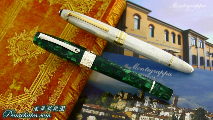 montegrappa extra otto limited malachite penachates 94