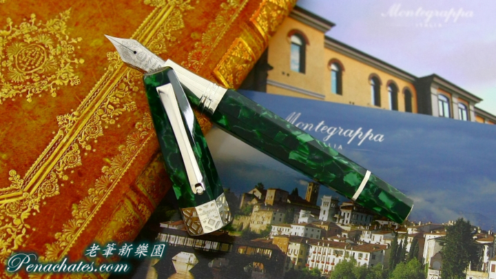 montegrappa extra otto limited malachite penachates 95