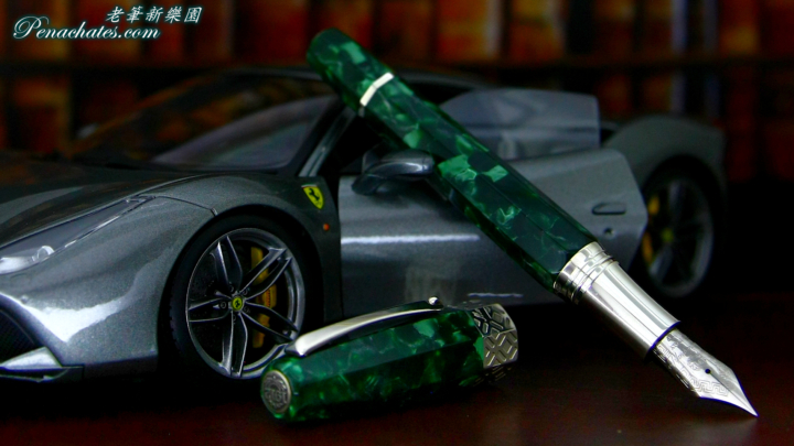 montegrappa extra otto limited malachite penachates 97