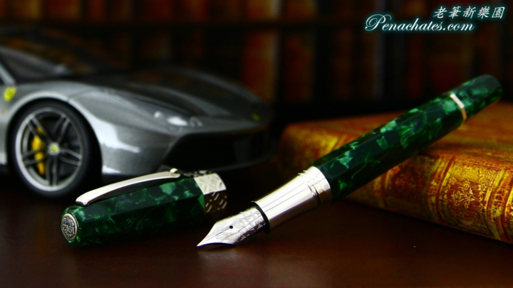 montegrappa extra otto limited malachite penachates 98