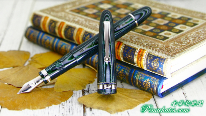 asc pavarotti arco green music nib penachates 87