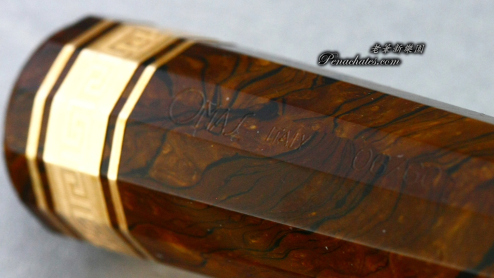 omas burlwood celluloid limited rose gold penachates 91