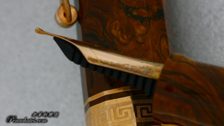 omas burlwood celluloid limited rose gold penachates 92