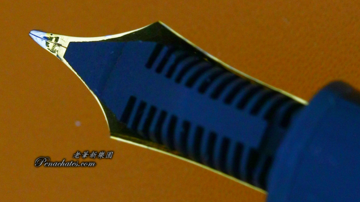 montblanc 146 bicolor 14c re-tipped flexible f-nib 06281906 penachates 96