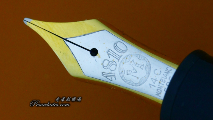 montblanc 146 bicolor 14c re-tipped flexible f-nib 06281906 penachates 97