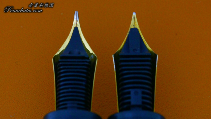 montblanc 146 bicolor 18k long-tine calligraphy f-nib 06281905 penachates 95