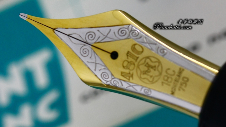 montblanc 149 tri-color 18c f-nib 06061902 penachates 95