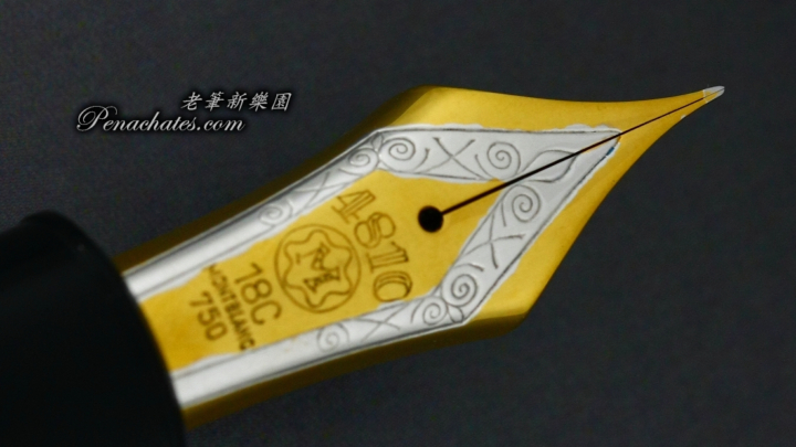 montblanc 149 tri-color 18C EF-nib minimal-flex 07061906 penachates 96