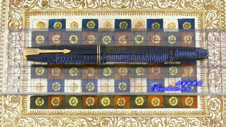 vintage parker vacumatic plastic speedline canada 1946 azure blue 20190912 penachates 99