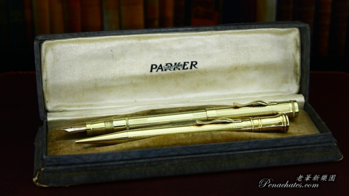 1920s vintage parker duofold lady goldfilled set 20191129 penachates 101