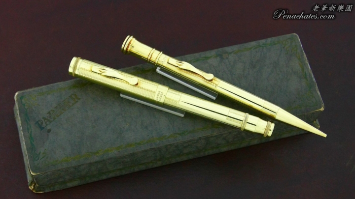 1920s vintage parker duofold lady goldfilled set 20191129 penachates 97